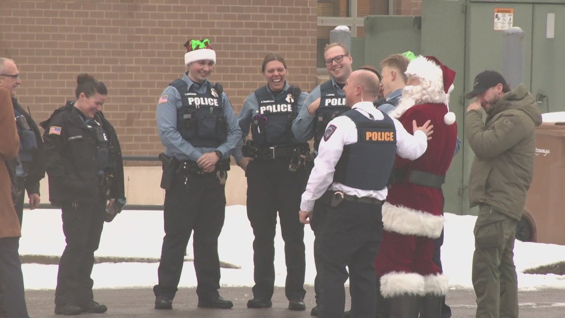 Police Cheering Cheektowaga Police brought holiday cheer to the community | wgrz.com