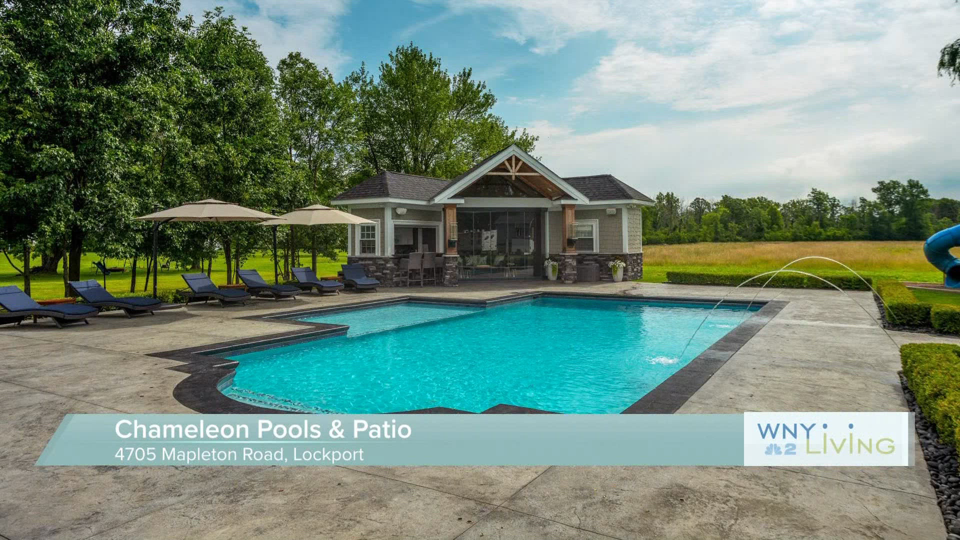 WNY Living - May 17 - Chameleon Pools & Patio THIS VIDEO IS SPONSORED BY CHAMELEON POOLS & PATIO