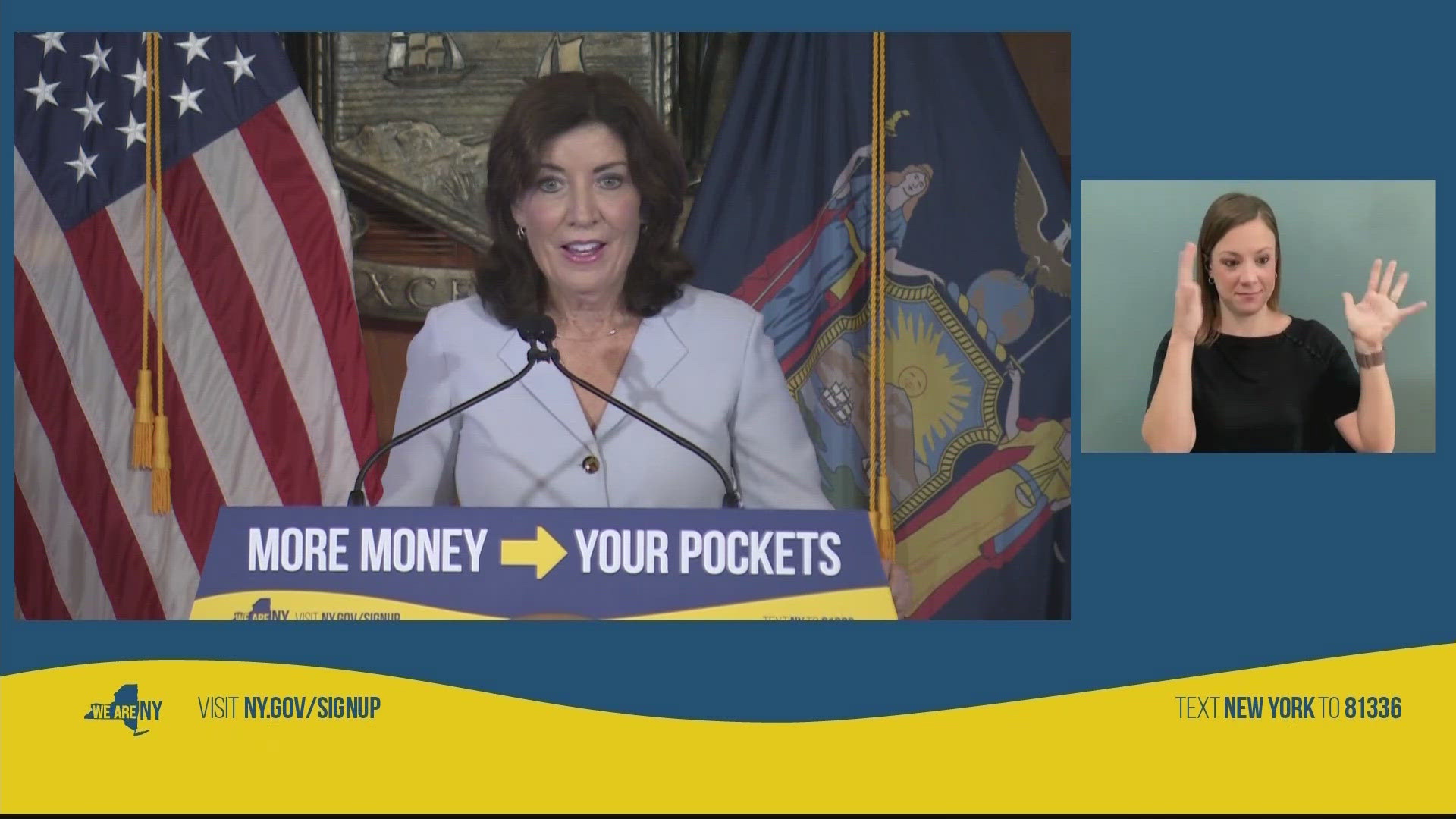 Gov. Kathy Hochul makes a cost of living announcement 7/30/24