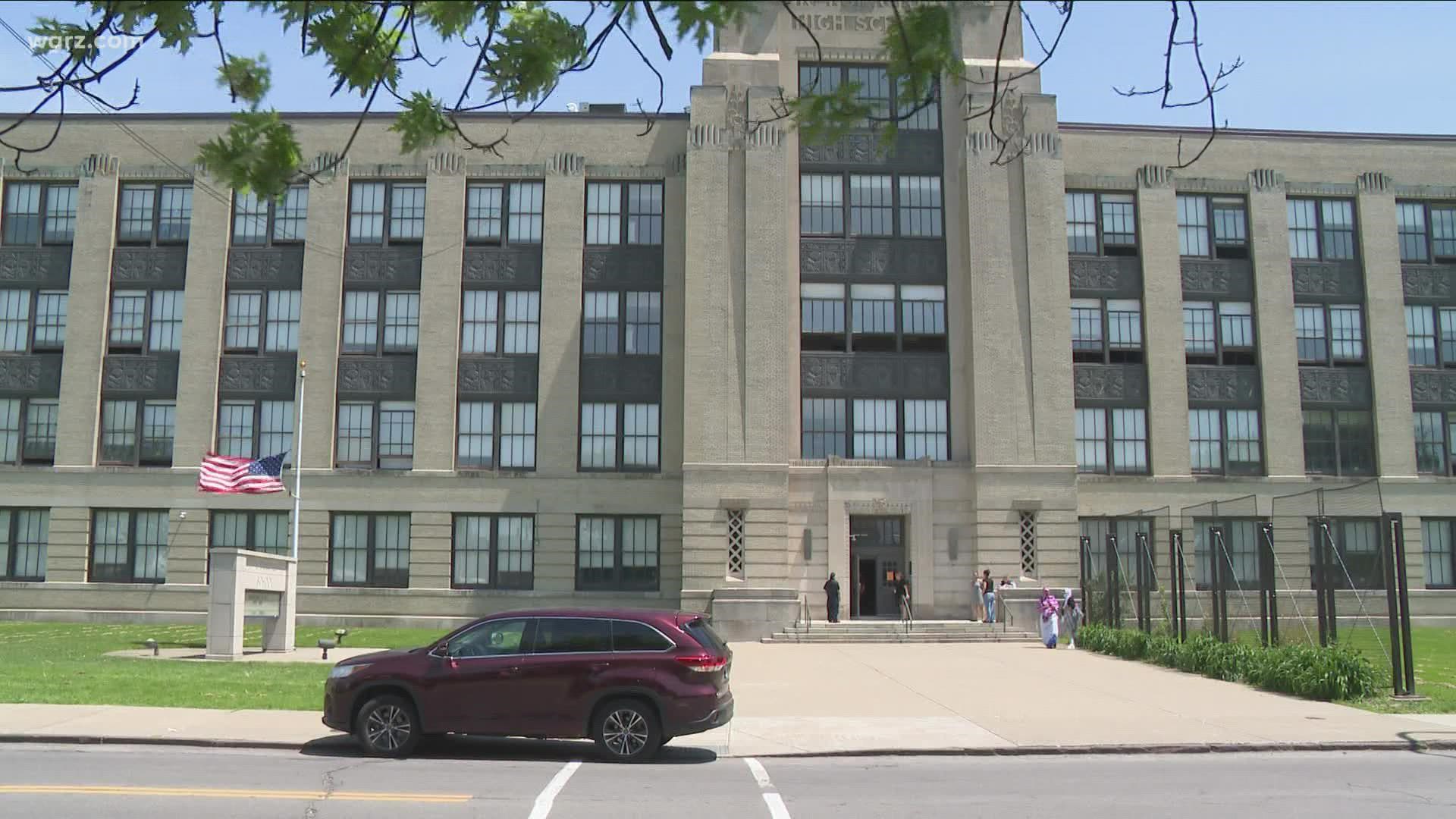 Frederick Law Olmsted School Locked Down