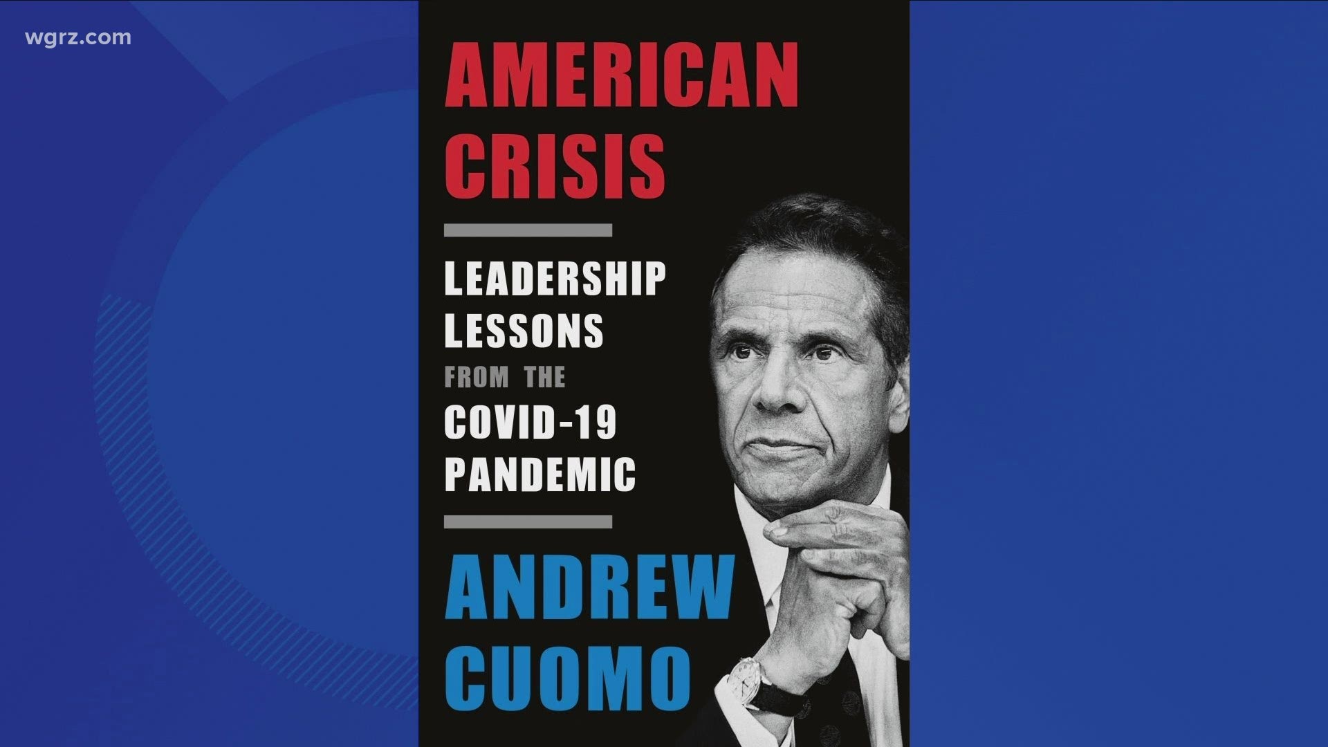 THIS IS GOVERNOR CUOMO'S THIRD BOOK HE'S WRITTEN, AND THE SECOND WHILE HE'S BEEN GOVERNOR.