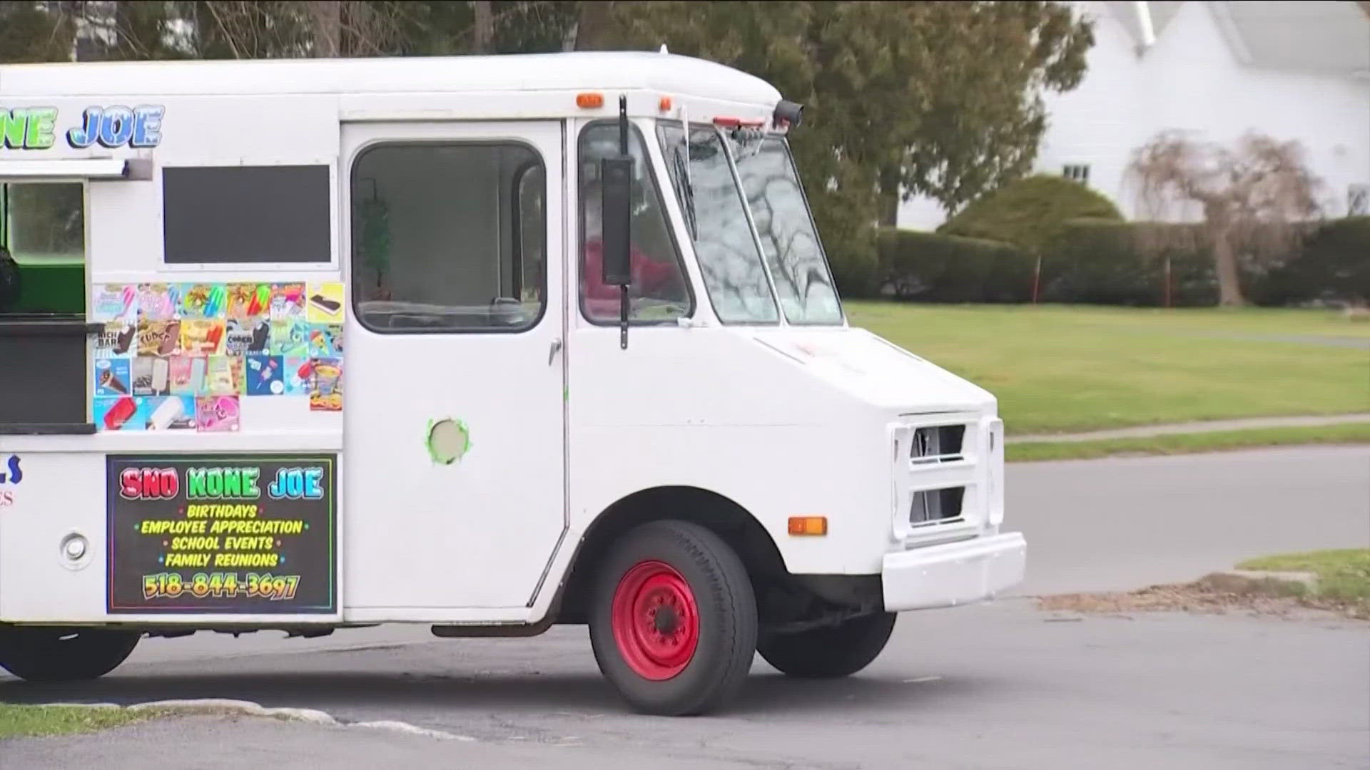 The goal is to keep children safe and make sure they can enjoy their ice cream without worrying about speeding cars.