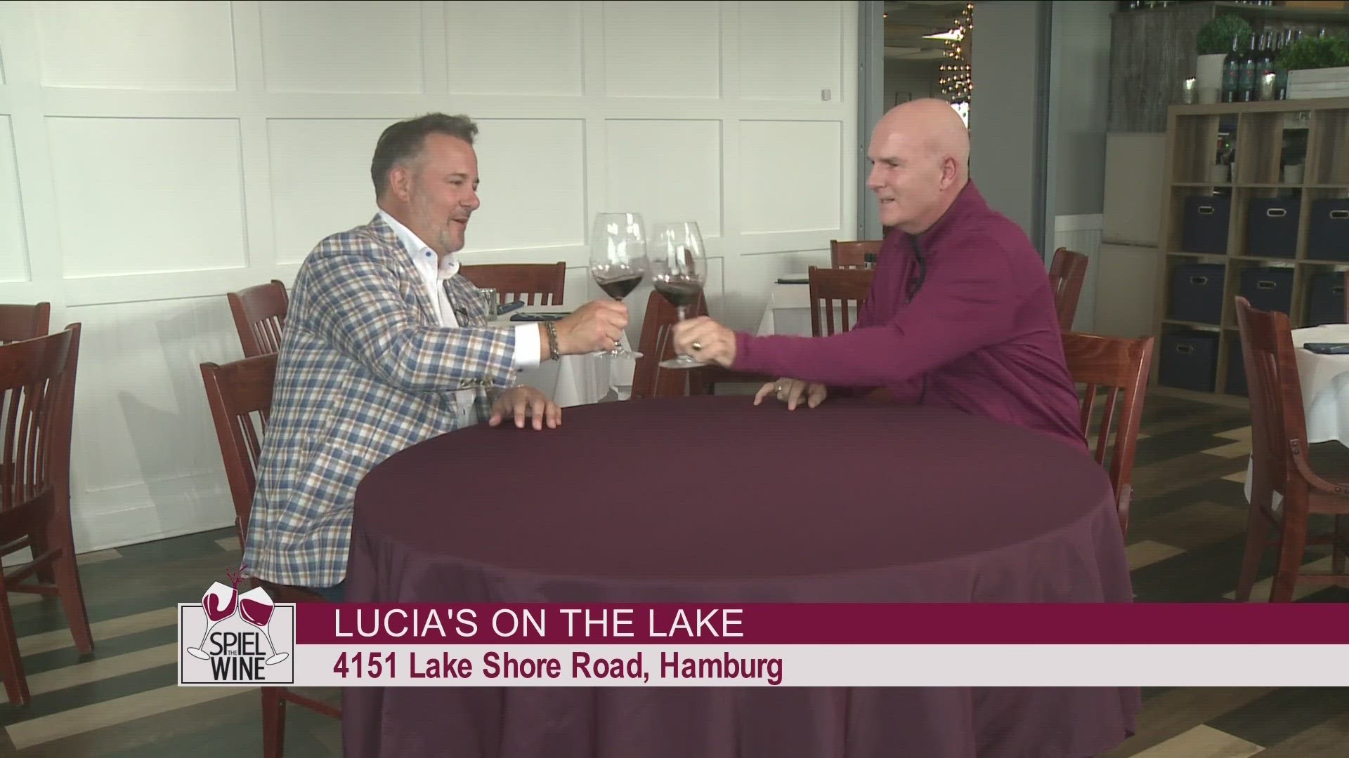 Kevin is at Lucia's on the Lake in Hamburg with owner Jay Pasquarella