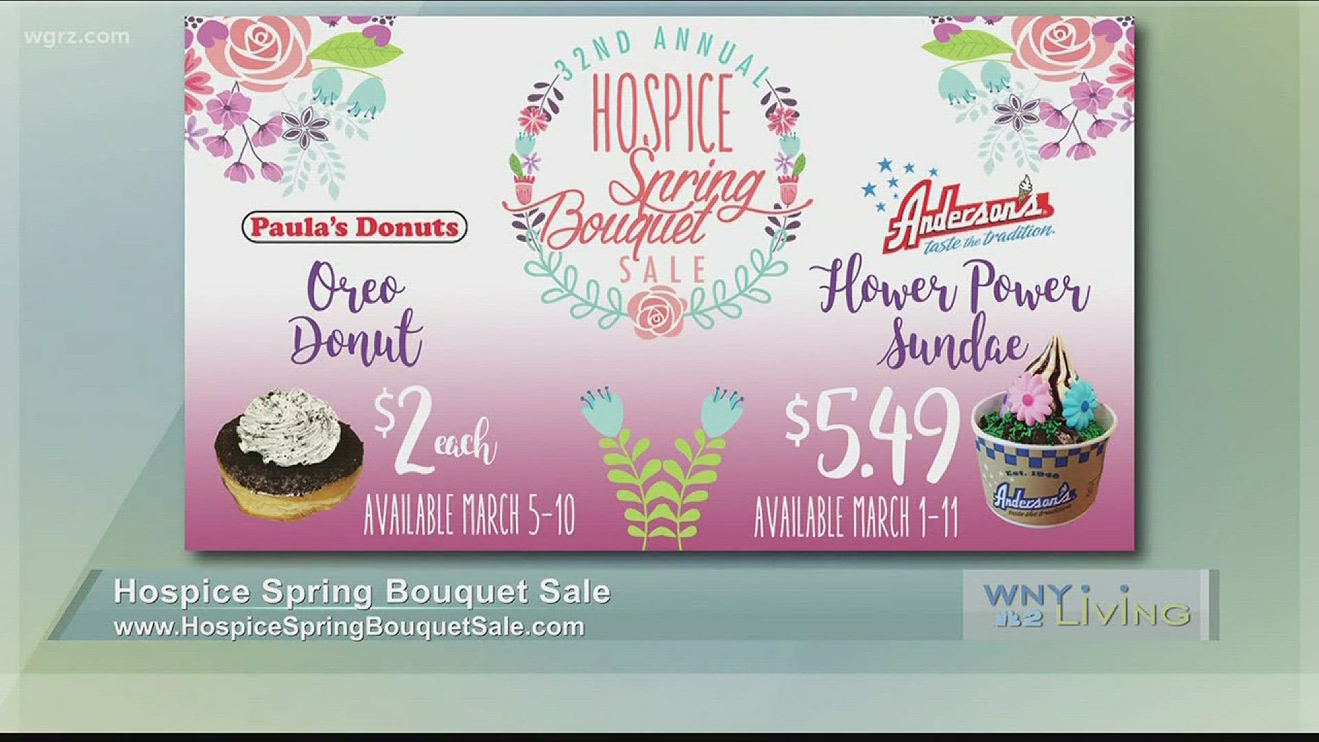 WNY Living - March 3rd - Hospice Spring Bouquet Sale