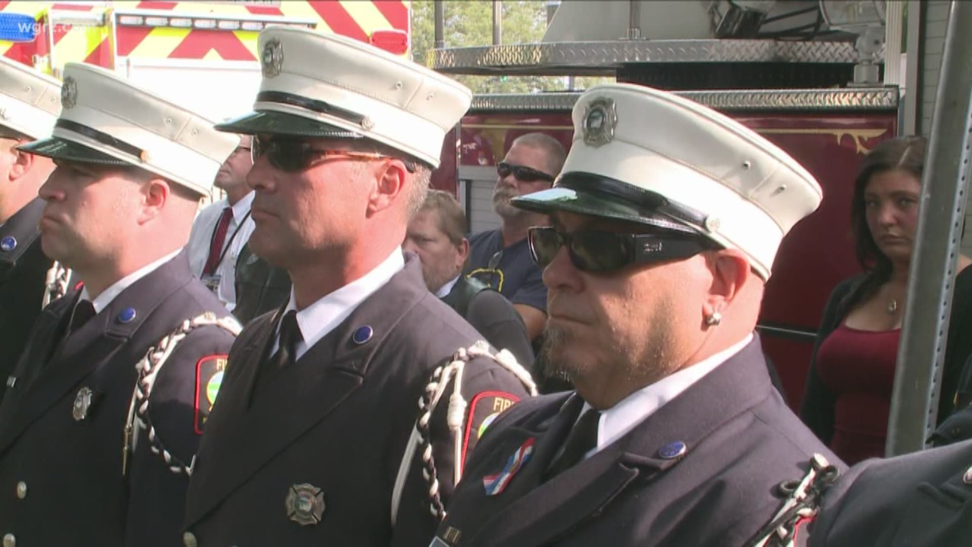 police officers and firefighters remembered where they were 18-years ago.