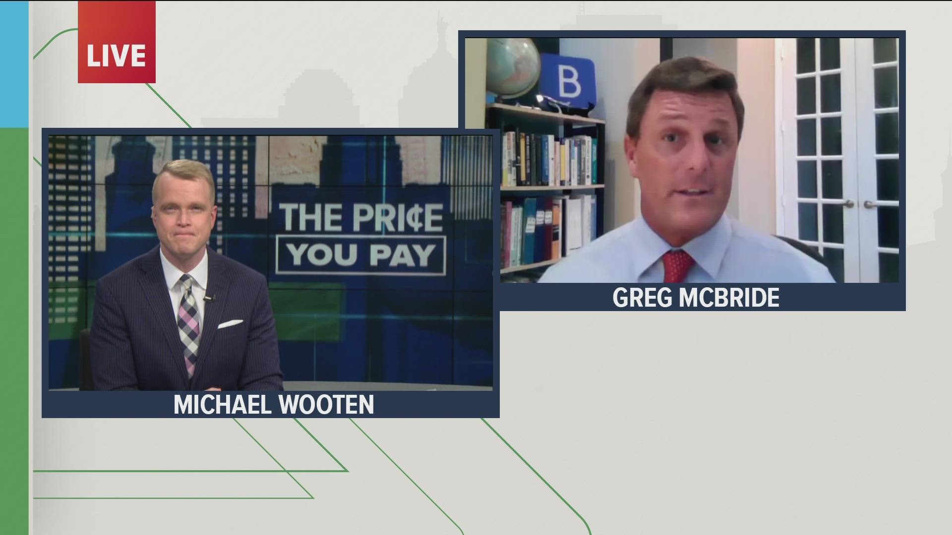 Greg McBride, the chief financial analyst with Bankrate.com, provided his thoughts on the drop of the consumer price index.