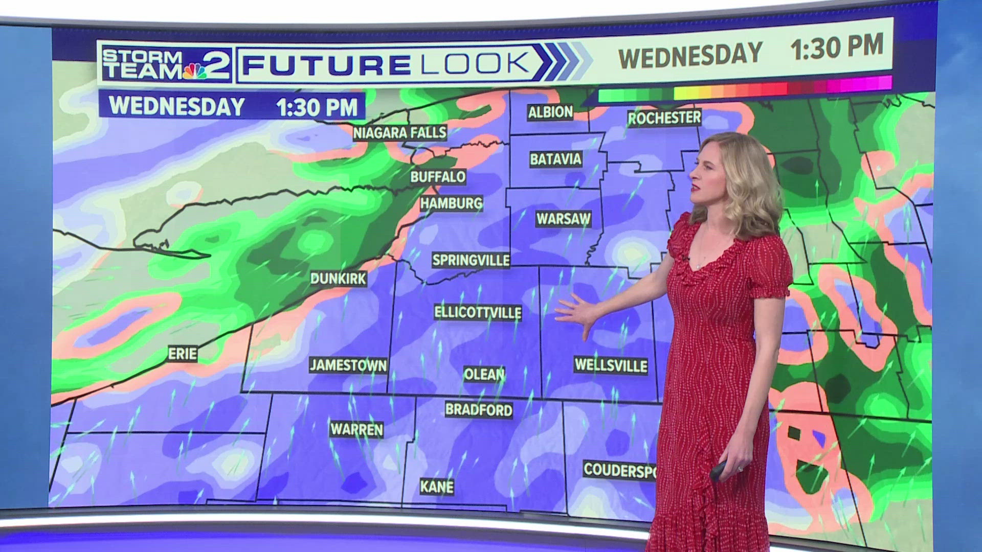 Storm Team 2 Jennifer Stanonis says Rain and Snow mix returns for Wednesday.