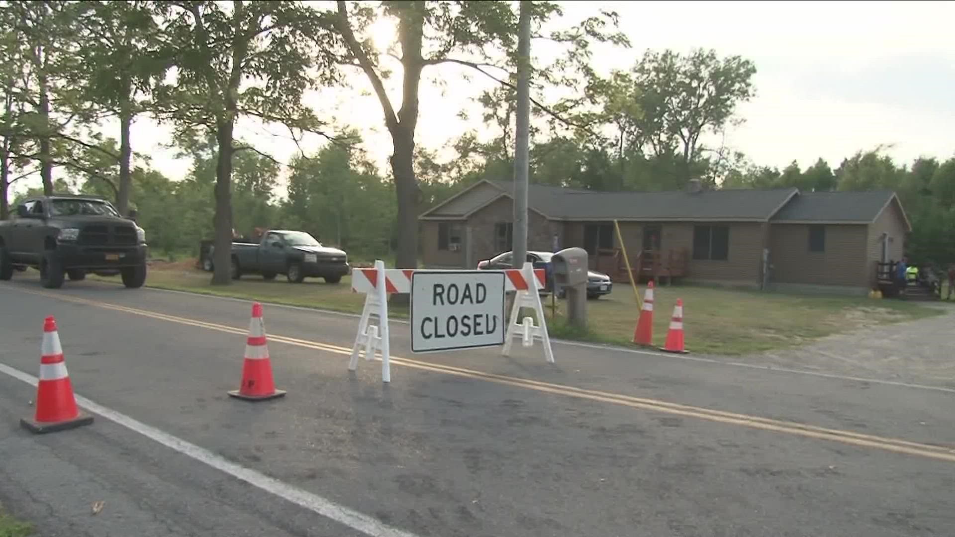 One family has been forced out of their Pembroke home after a potential sinkhole opened under it.