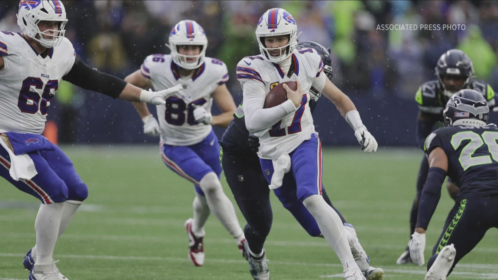 Bills fan from Vancouver still excited after meeting Josh Allen's mom in Seattle.