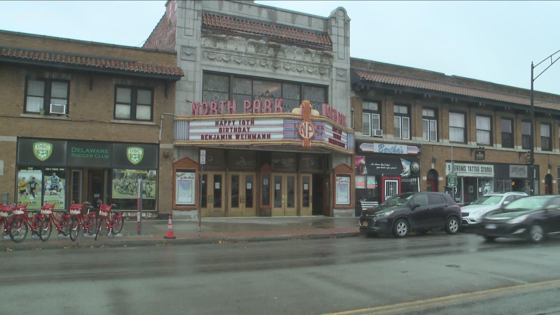 Trying to make the most of a tough situation for movie theaters, the North Park Theatre on Hertel Avenue in Buffalo says it will be renting out its auditorium.