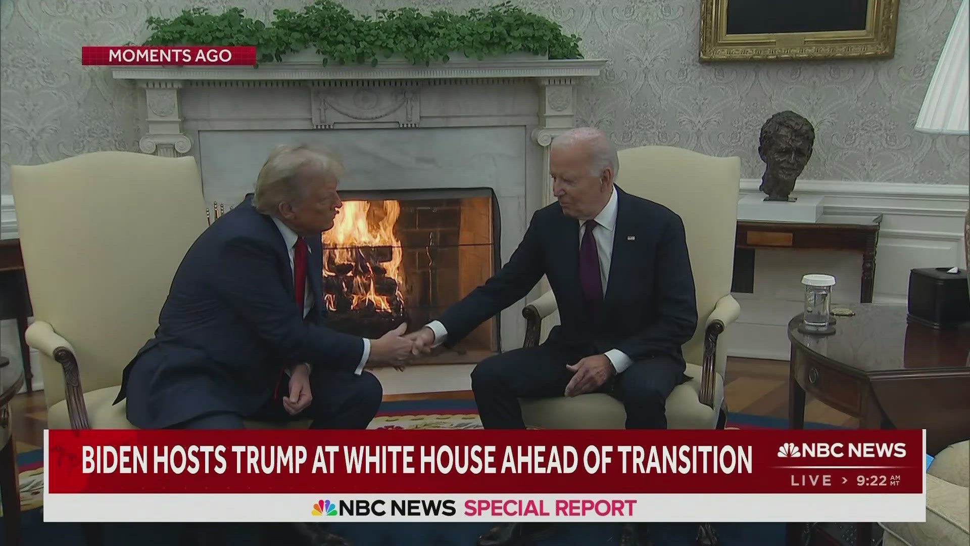 President Biden meets with President-elect Trump 11/13/24