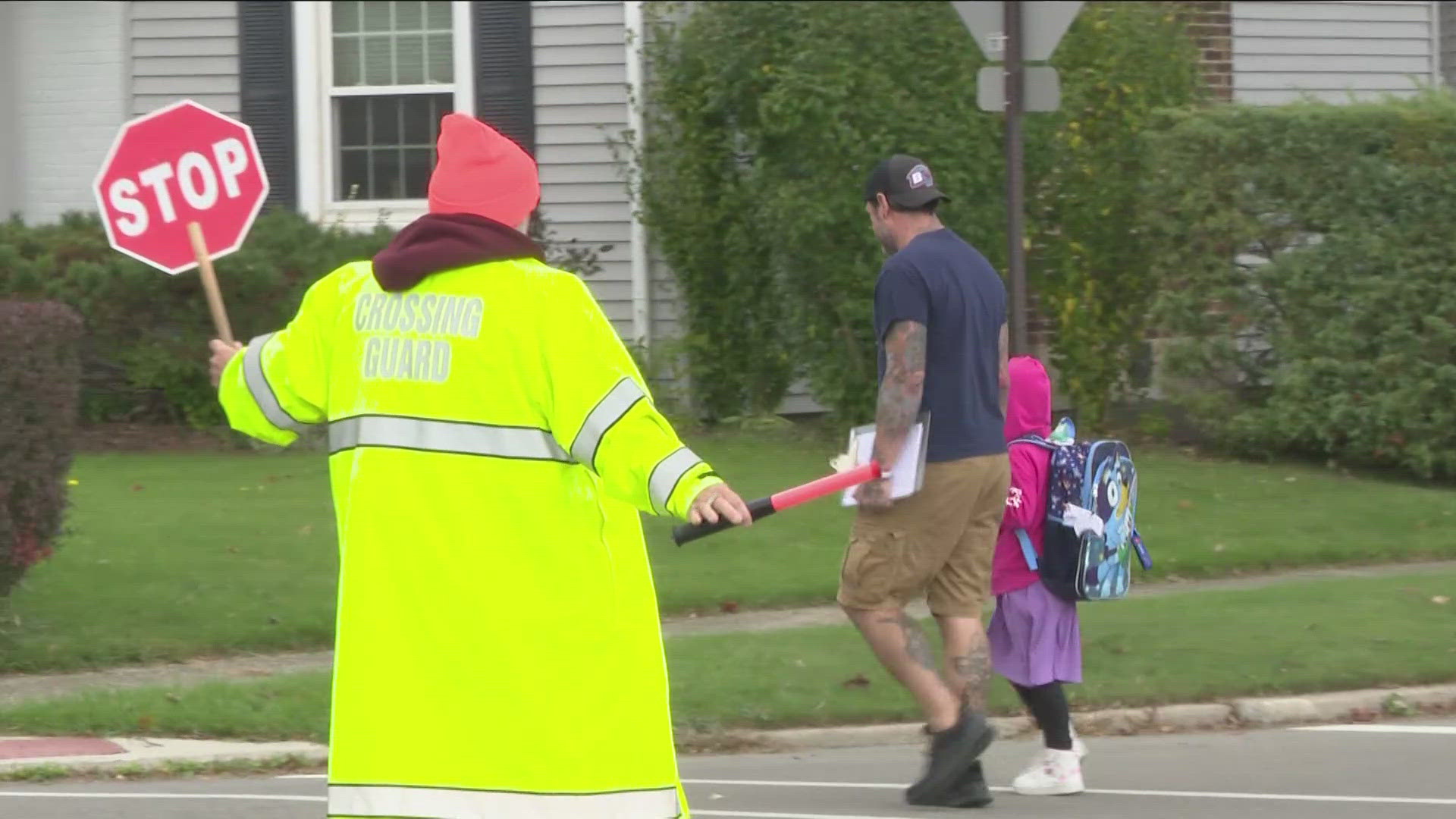 Parents of children that attend a nearby school are gathering signatures for a petition to try and get a meeting with North Tonawanda police about the intersection.