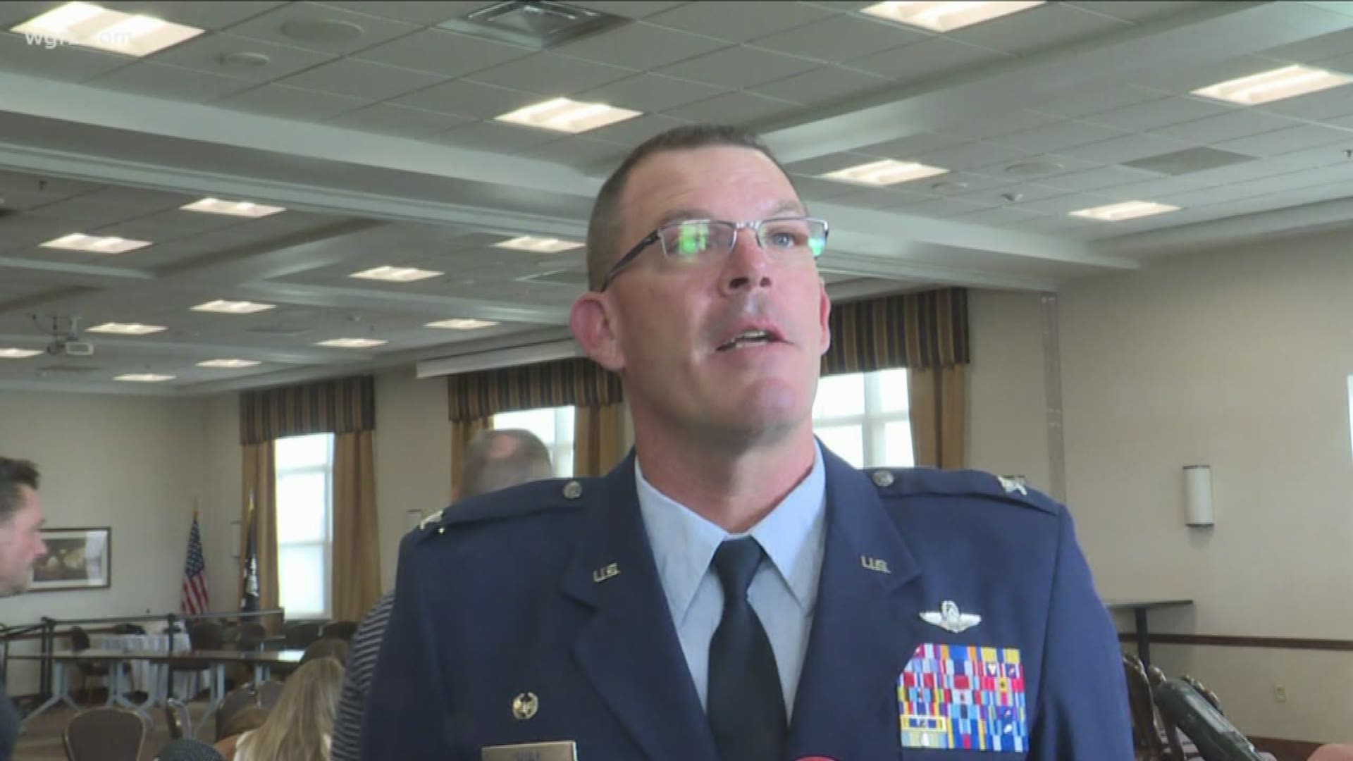 Lockport native Todd Guay was promoted to colonel, and today officially took command of the 107th.