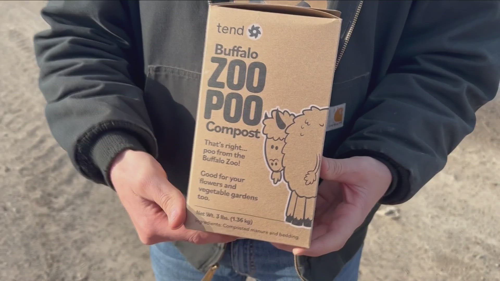 The finished product is called Zoo Poo, and it's for sale at various garden centers across Western New York.