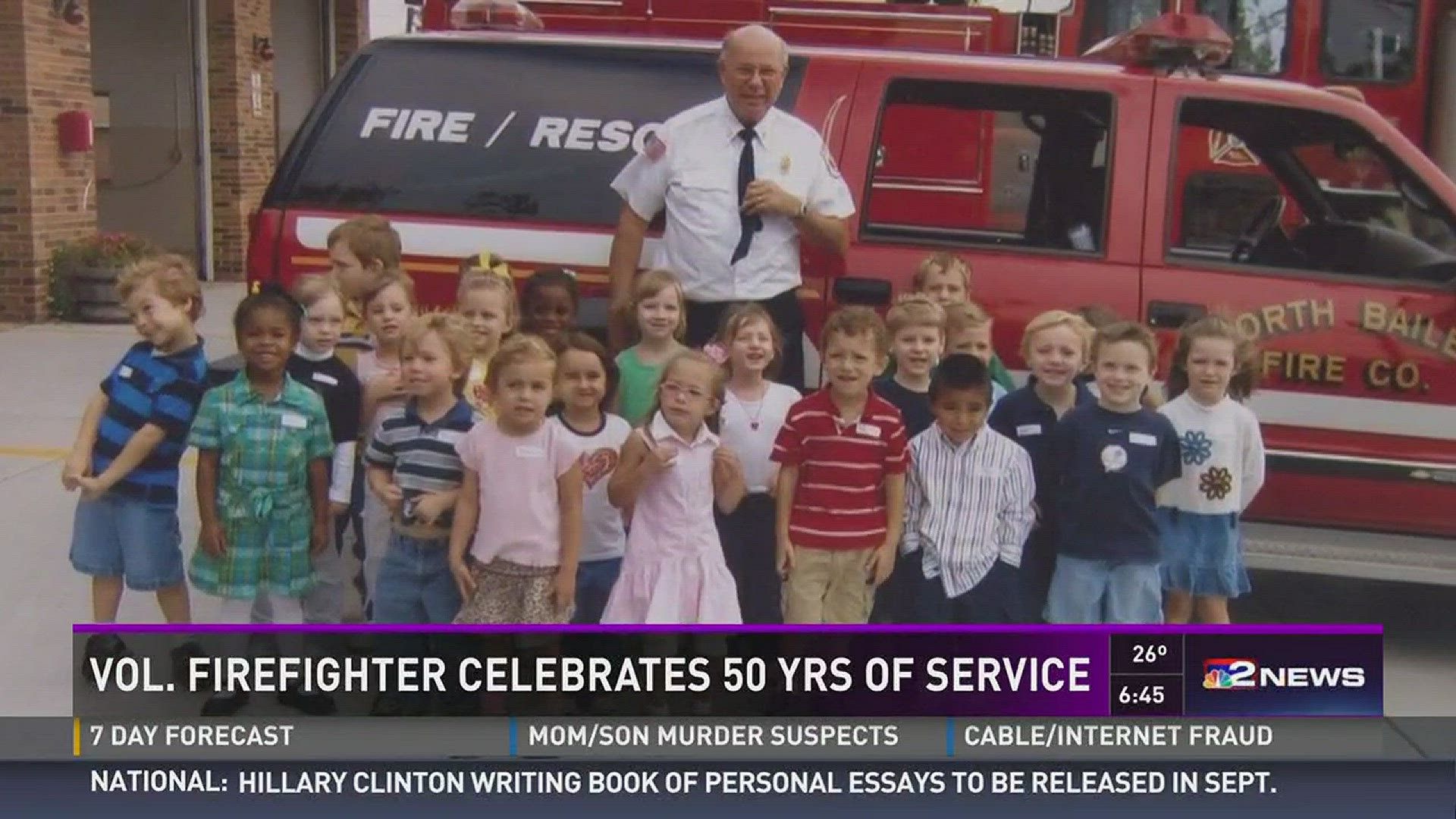 Daybreak's Melissa Holmes reports on an Amherst volunteer firefighter's decades of service for the N. Bailey Fire Department in this Good Neighbors.