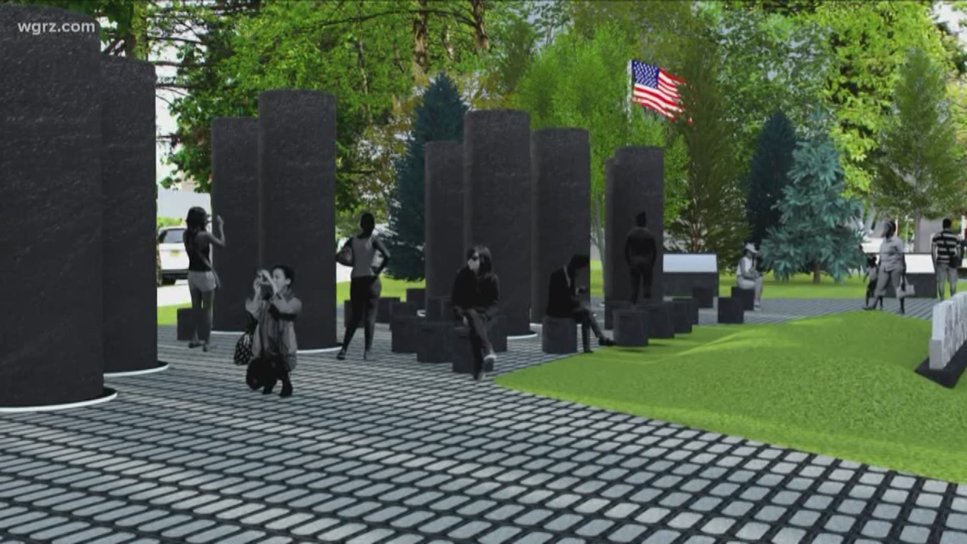 More funding for the first-of-its kind African American Veterans monument. Terry and Kim Pegula announced a $50,000 donation to help in its construction.