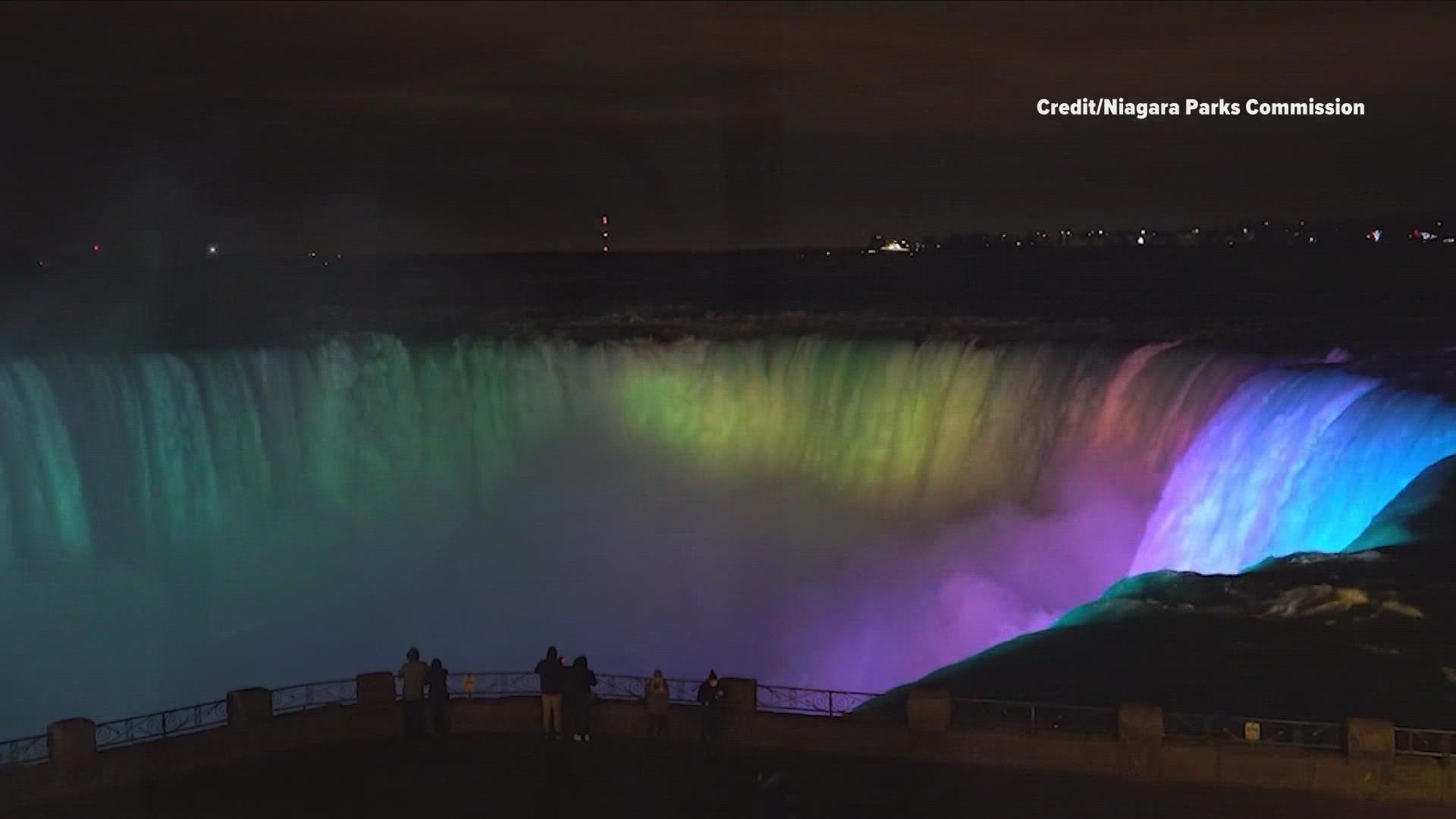 Daybreak's Pete Gallivan takes us back to the royal beginnings of the lighting of the falls.