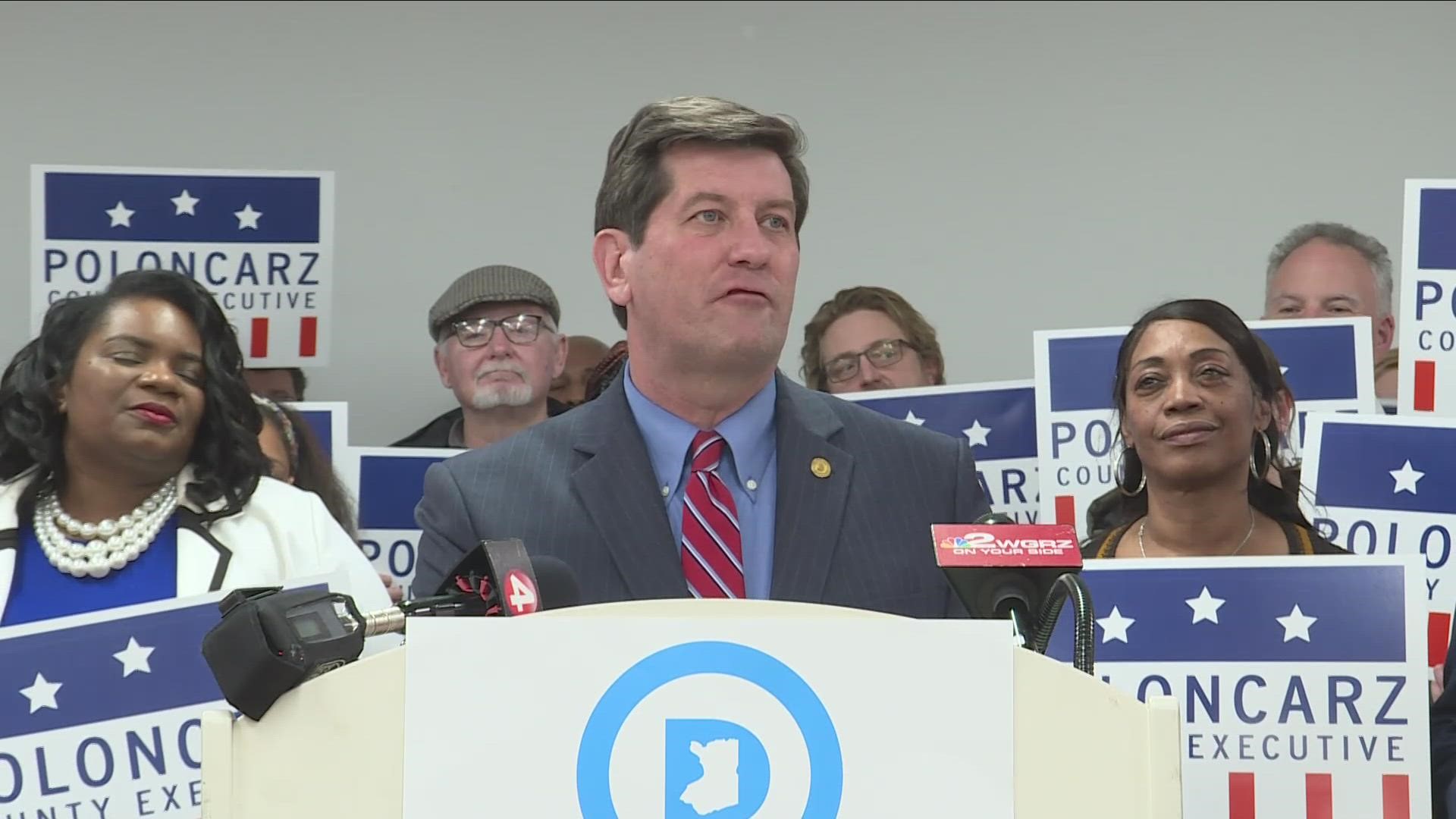 Tonight, Erie County Democrats unanimously endorsed Mark Poloncarz for another term as county executive.