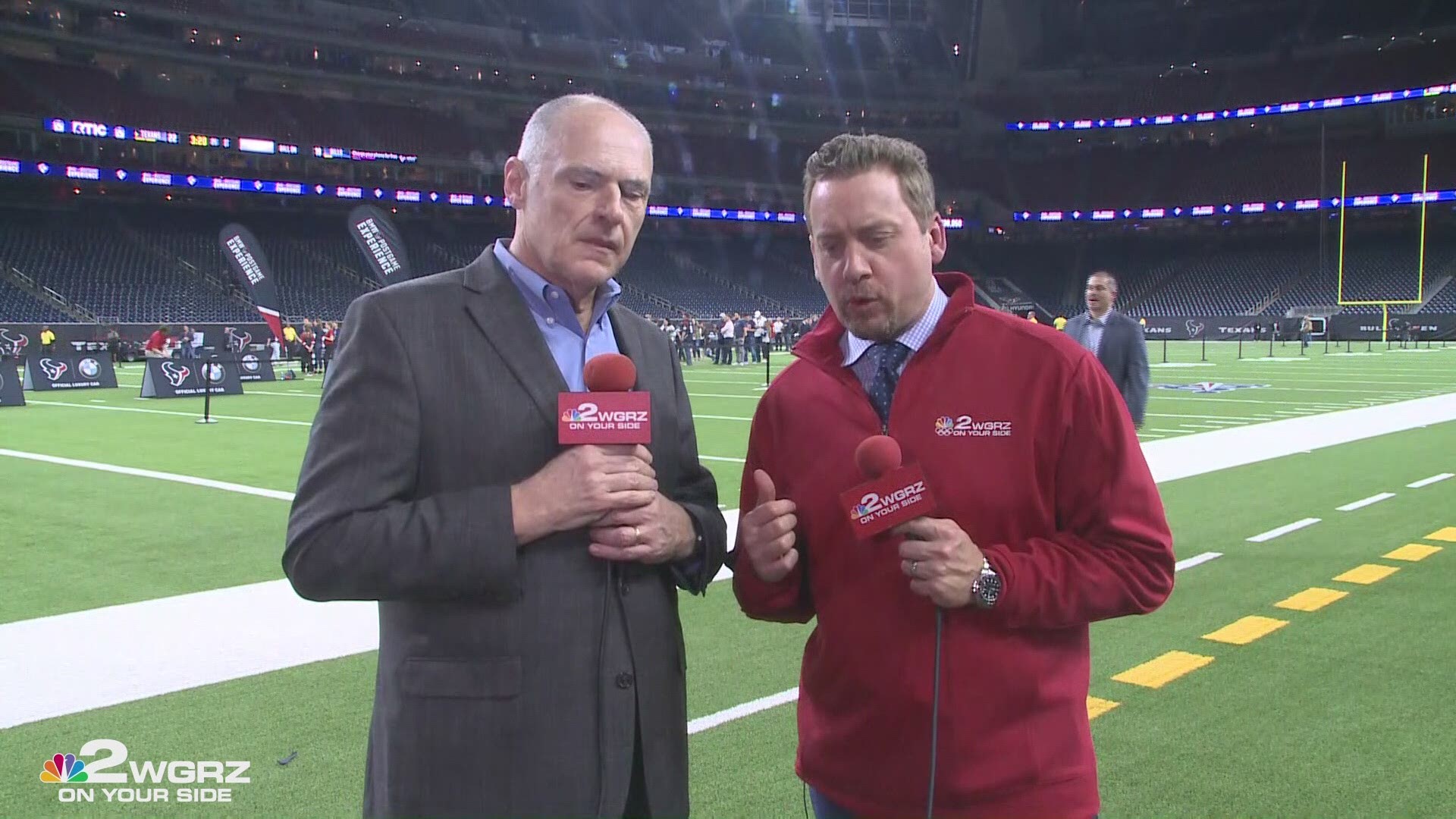 WGRZ's Adam Benigni was joined by Vic Carucci of The Buffalo News after the Bills' 22-19 overtime loss to the Texans.