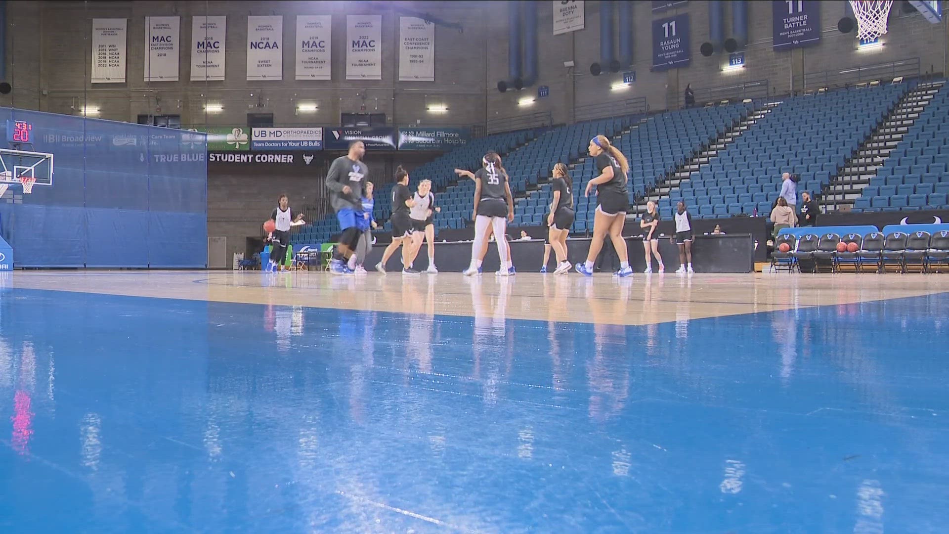 Celebrating the University at Buffalo women's basketball team for Women's History Month