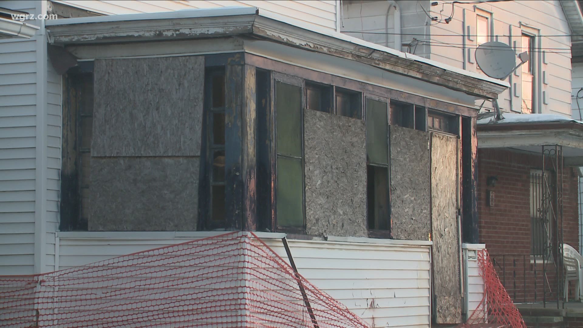 Niagara Falls Mayor Robert Restaino said the city has neglected taking down abandoned homes for far too long. The work began on Fairfield Avenue.