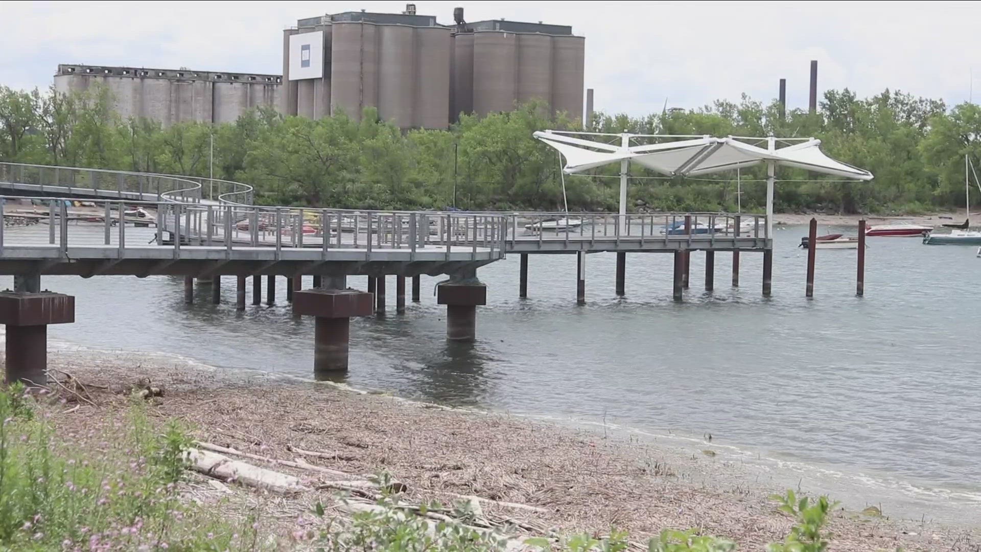 The Tifft Street Pier has been closed for 7 years but could reopen next week after repairs are finished.