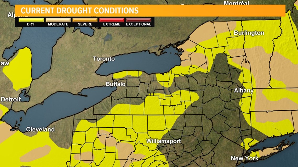 New York state sees improvement in drought conditions