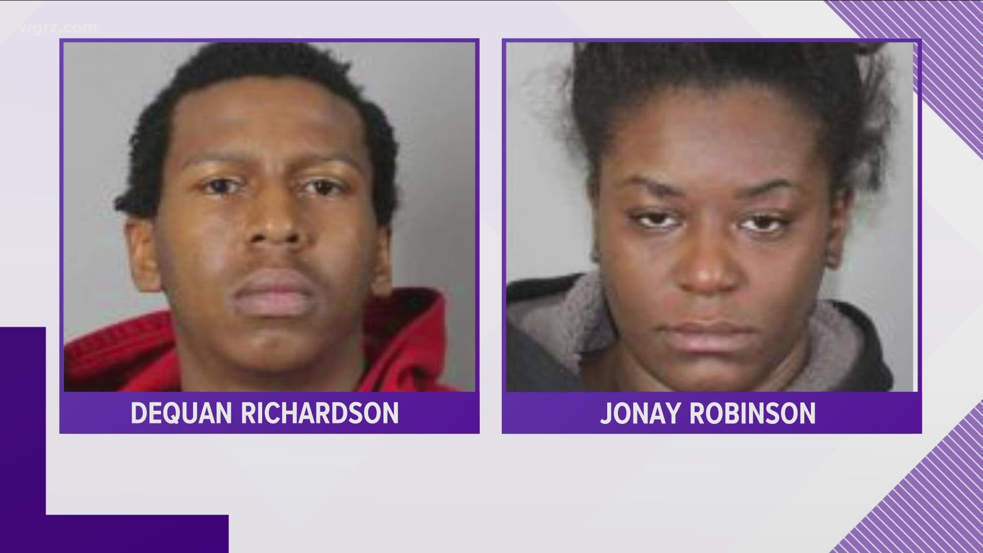 22-year-old Dequan  Richardson and 25-year-old Jonay Robinson, who together face several counts , including murder,