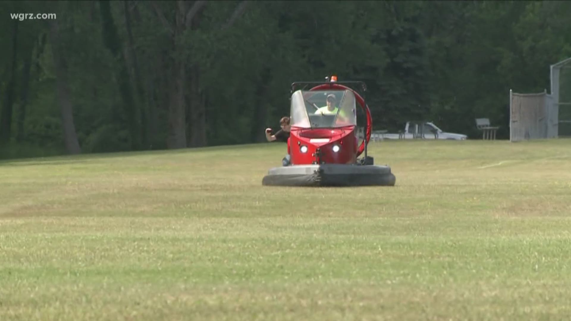 Town Demostrates Hovercraft For Sale