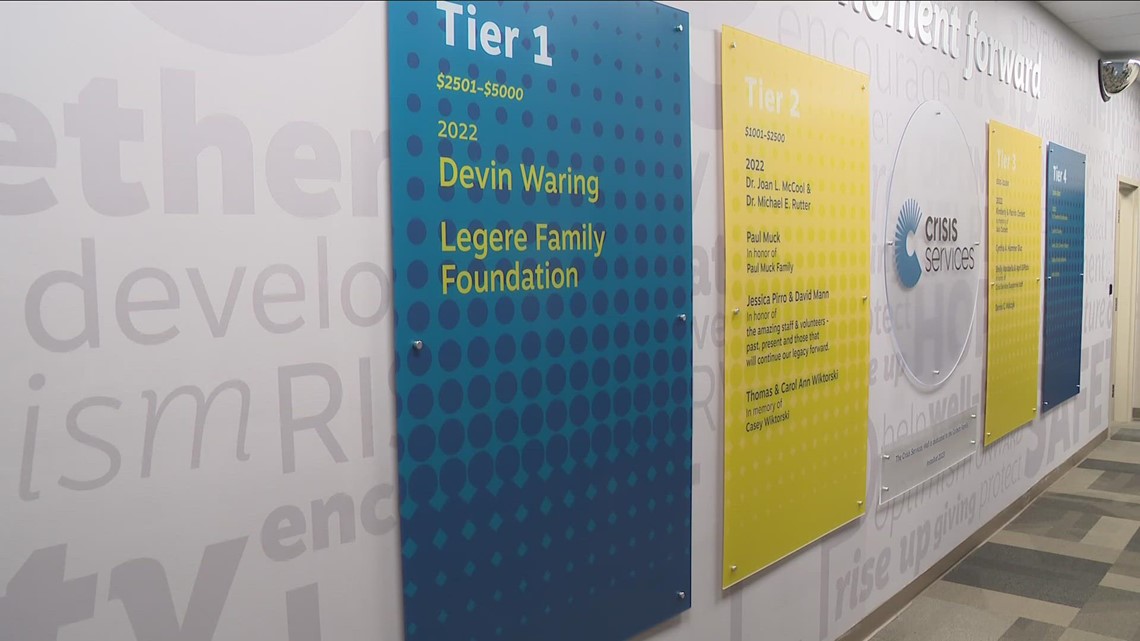 Crisis Services Unveil 'Legacy Wall'