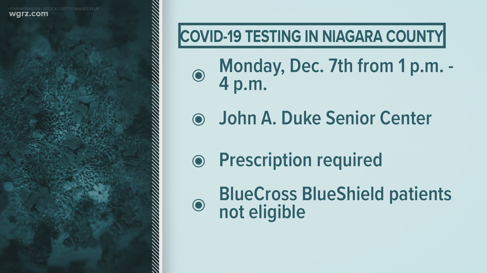 now there's more testing options for people who live Niagara and Allegany county.