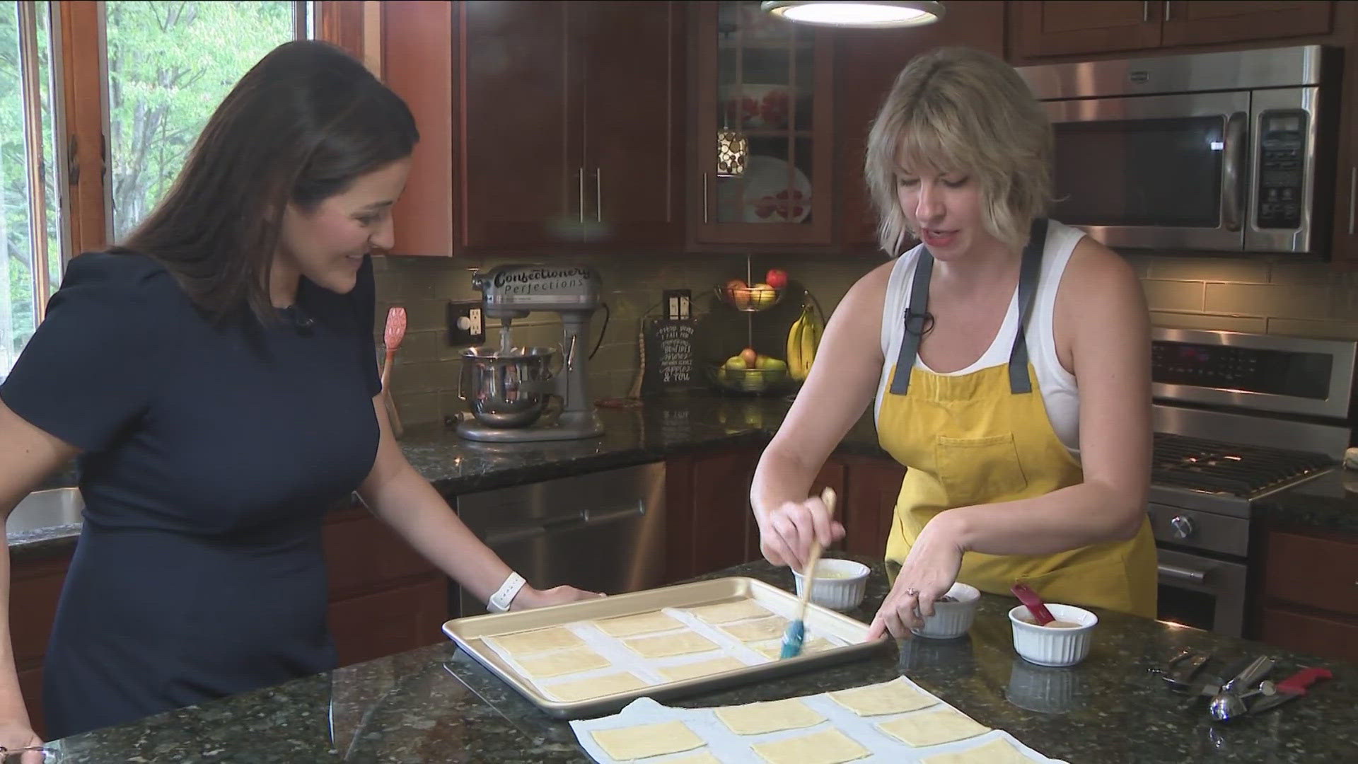 if you've ever made any kind og baked goods, you know the recipe might include typical ingredients but for this woman, she shares the most important part of the mix