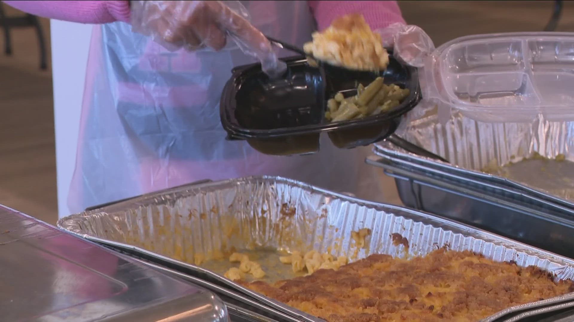 University Presbyterian Church, Calvary Baptist Church and Temple Beth Zion joined together and started making meals.