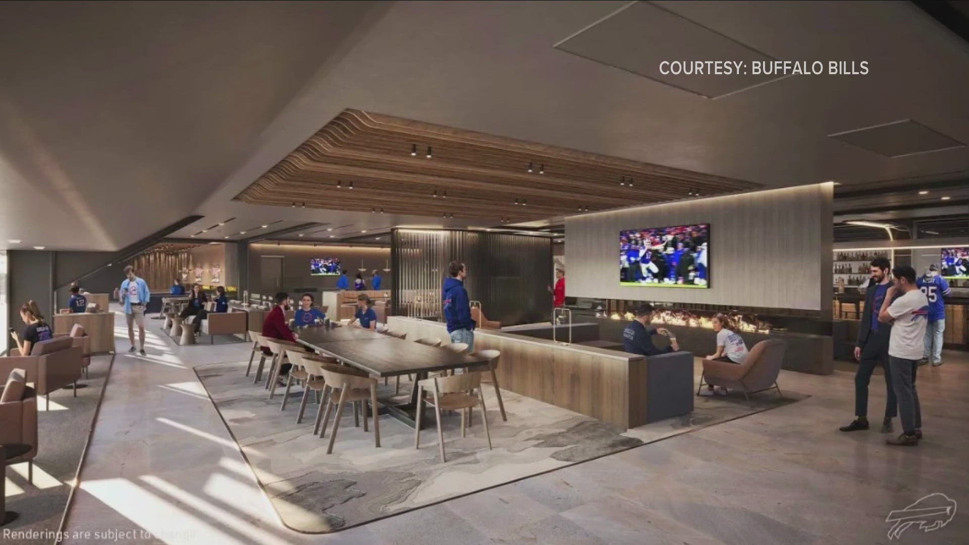 The new renderings indicate what Founders Clubs, East Club, and Field Club seating will look like.