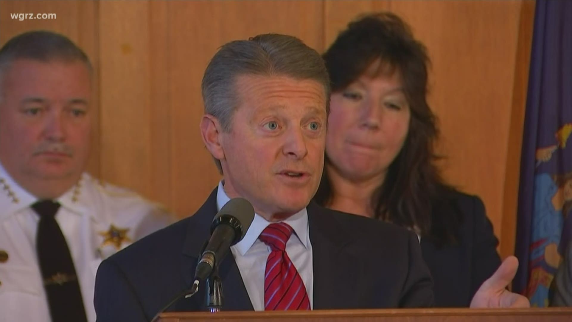 State senator Patrick Gallivan was among lawmakers introducing legislation to protect victims and the public when it comes to the state's new bail reform laws.