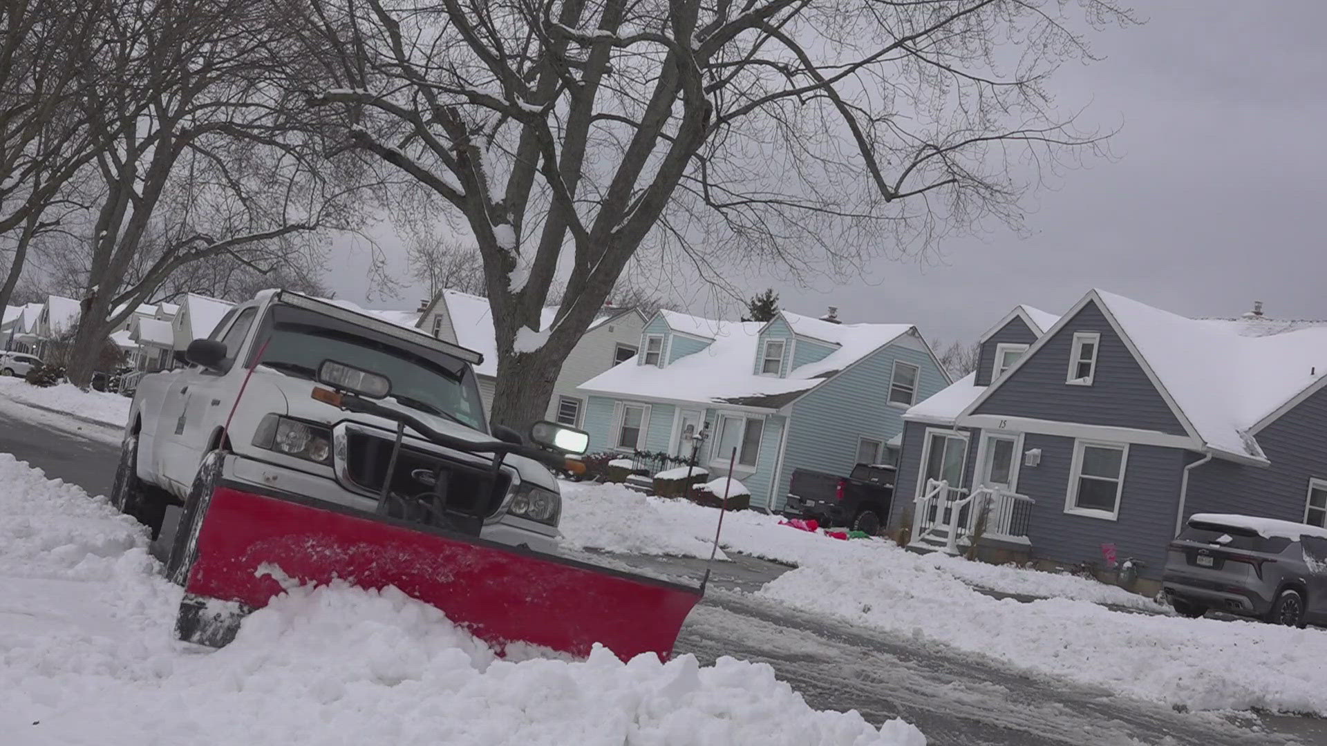 MANY RESIDENTS AND BUSINESSES CHOOSE TO OUTSOURCE. AND THIS MOST RECENT SNOW SIGNALING THE START OF A BUSY SEASON FOR LOCAL PLOWING SERVICES.