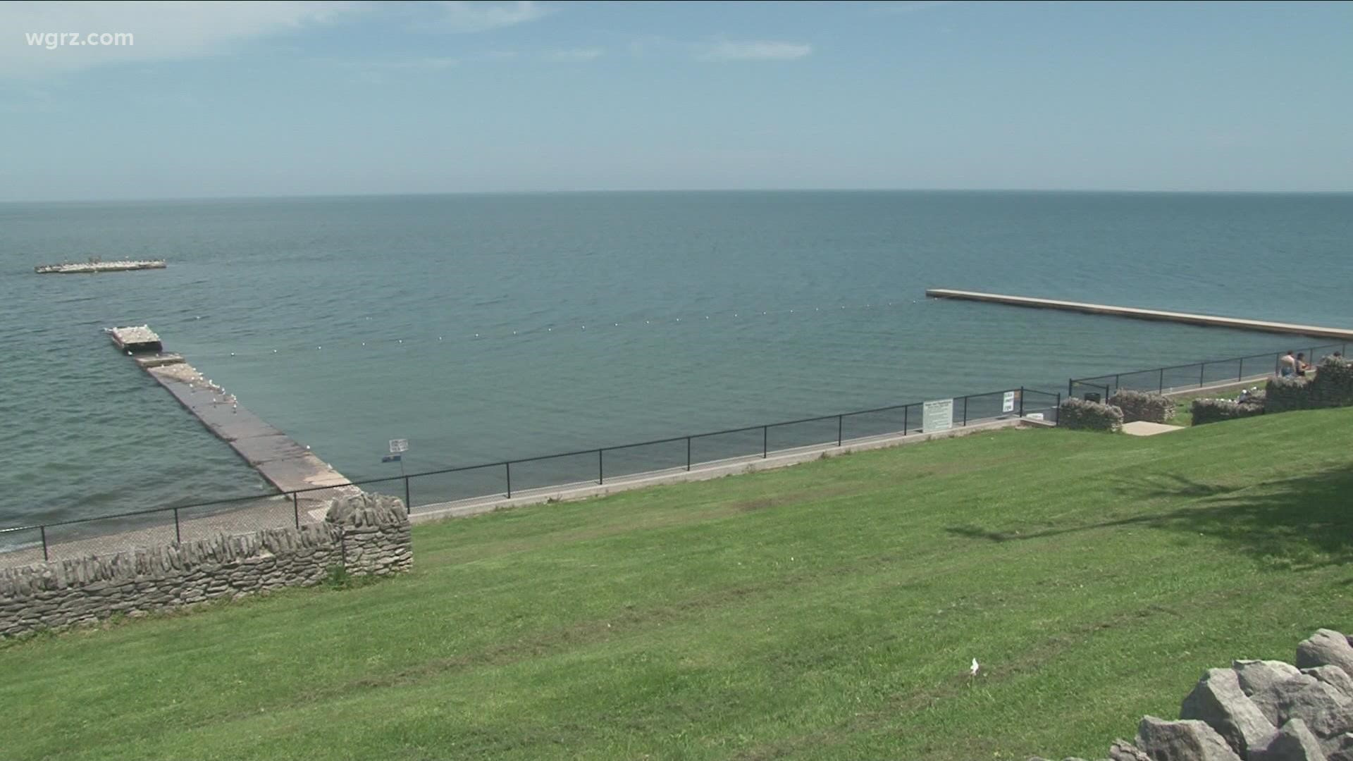 Olcott beach advisory: don't swim in water