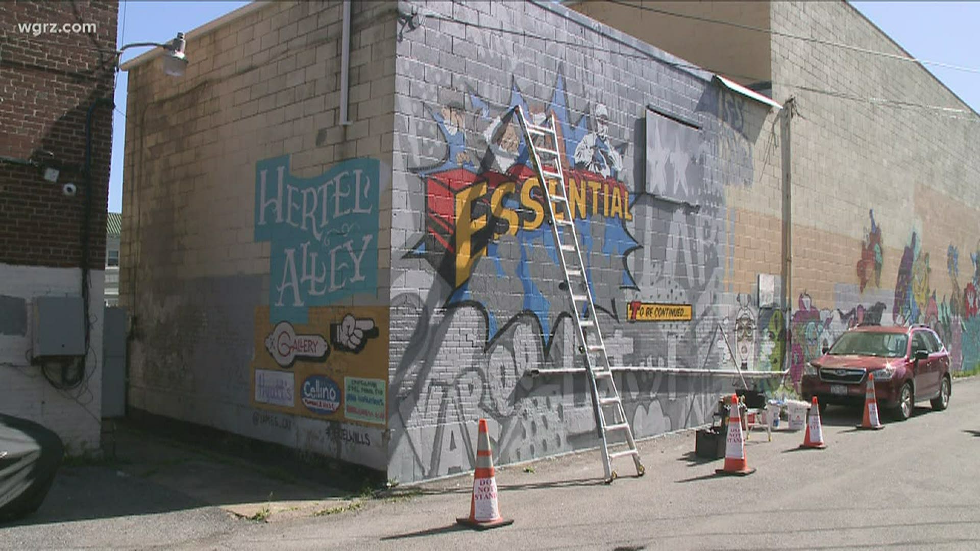New mural honors all WNY frontline workers