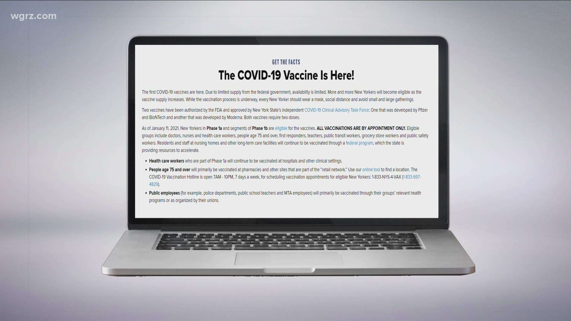 New York state's expansion of covid-19 vaccine eligibility kicked off today and many jumped at the opportunity.