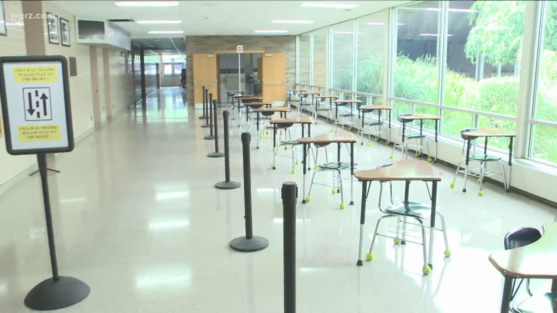 Classes start tomorrow in some districts, including Alden Central Schools. Today we got a look inside to see just how many things will be different.