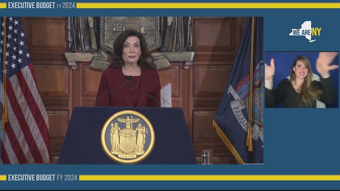 NY Governor Kathy Hochul unveils proposed 2024 fiscal year budget