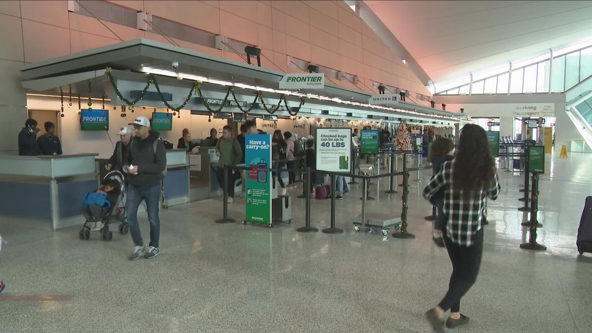 Buffalo airport on weather and holiday travel