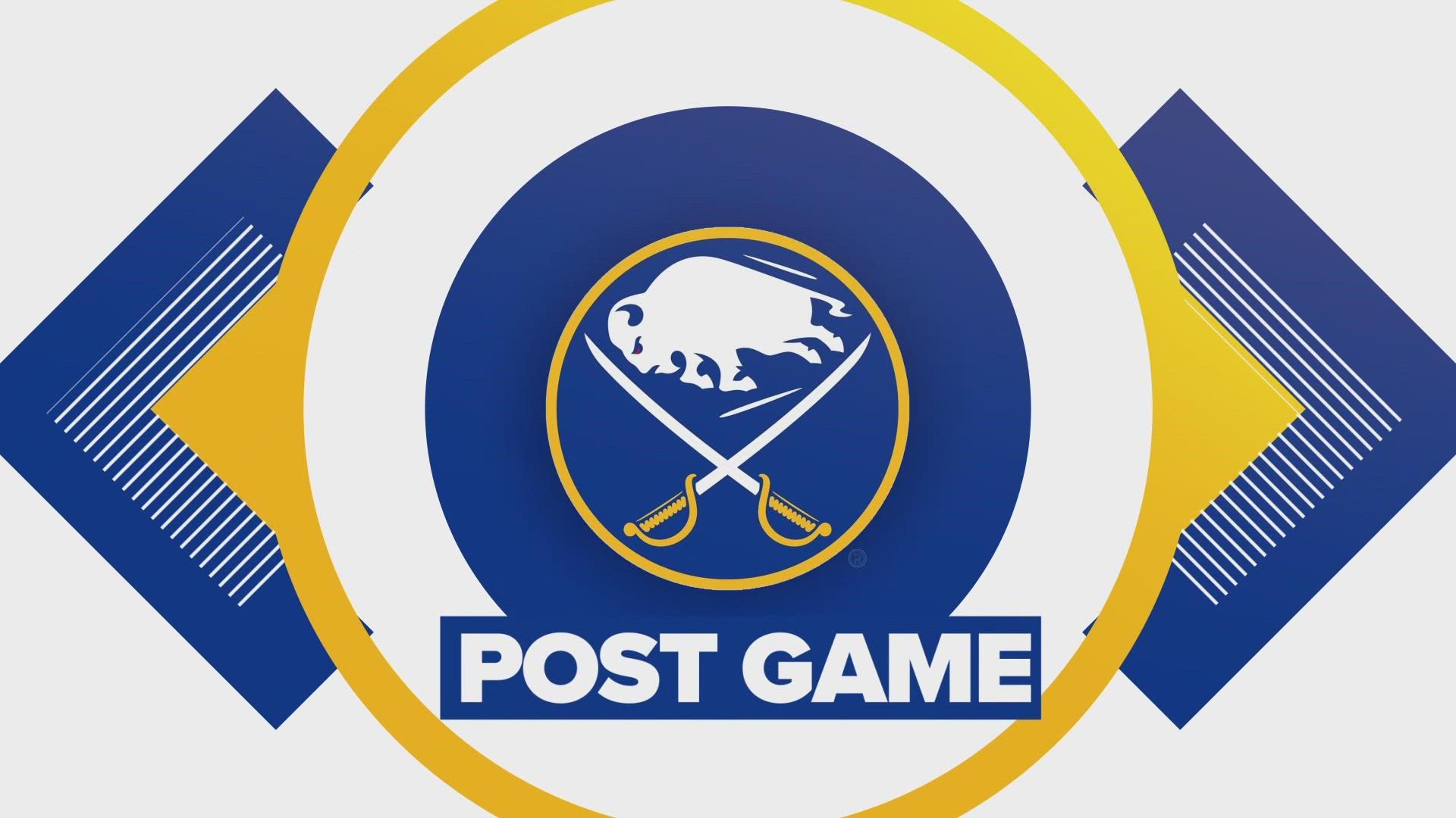 Jeff Carter scored a power-play goal 1:36 into overtime and the Pittsburgh Penguins took advantage of a match penalty to Buffalo’s Jeff Skinner to beat the Sabres.