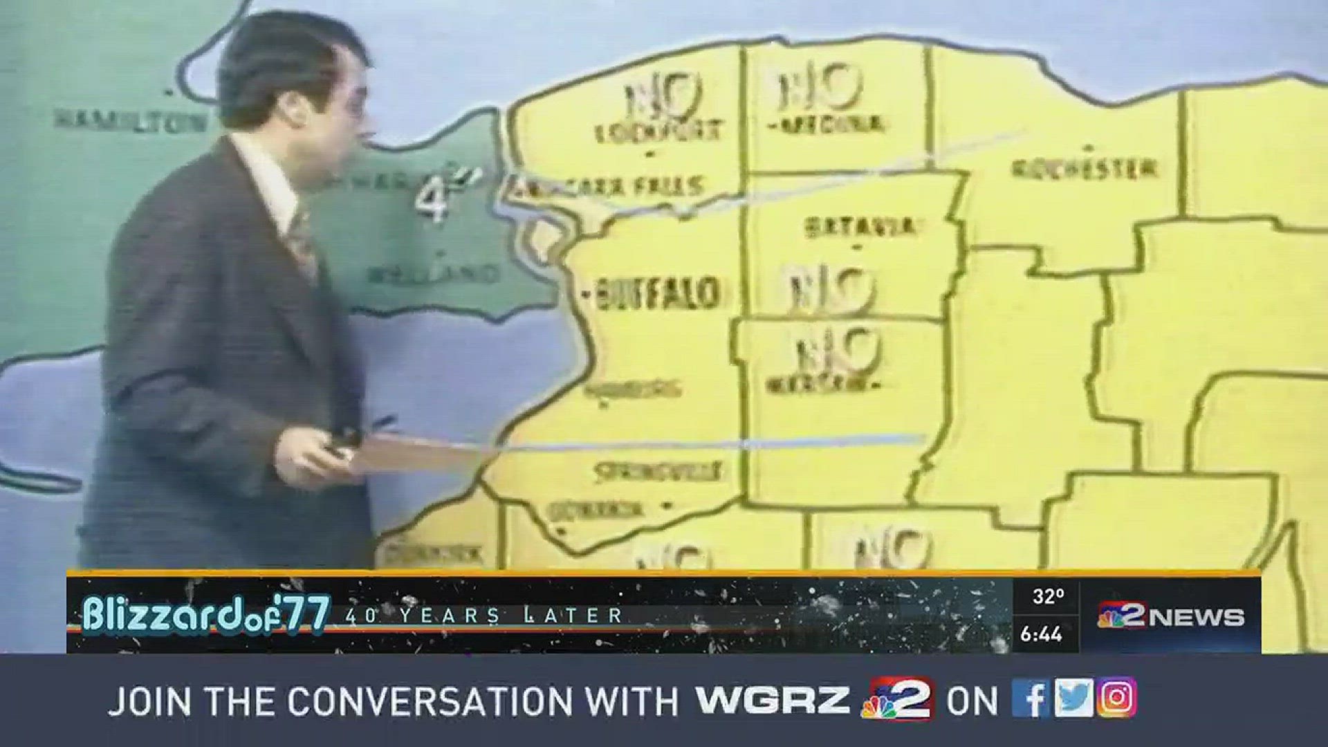 2017 marks the 40th Anniversary of the Blizzard of '77. Daybreak begins taking a look back to that fateful storm. Former WGRZ Meteorologist, Barry Lillis looks back on his memories of the storm, and the Channel 2 coverage of the blizzard.