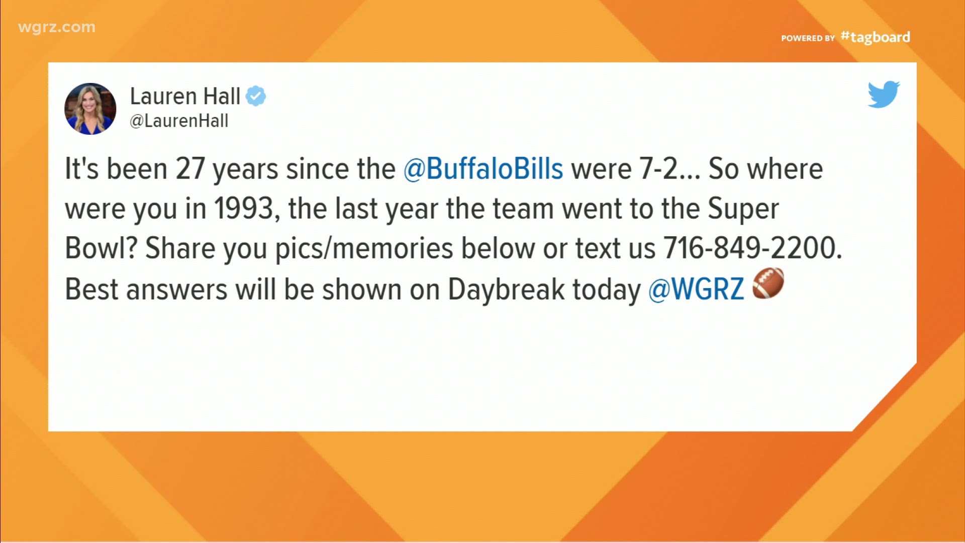 Bills off to best start since 1993, where were you 27 years ago?