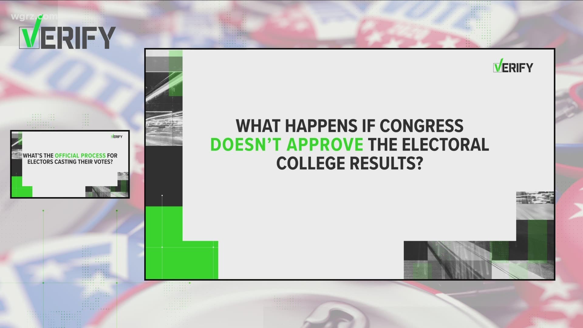 Our verify team looks into your questions about the electoral college