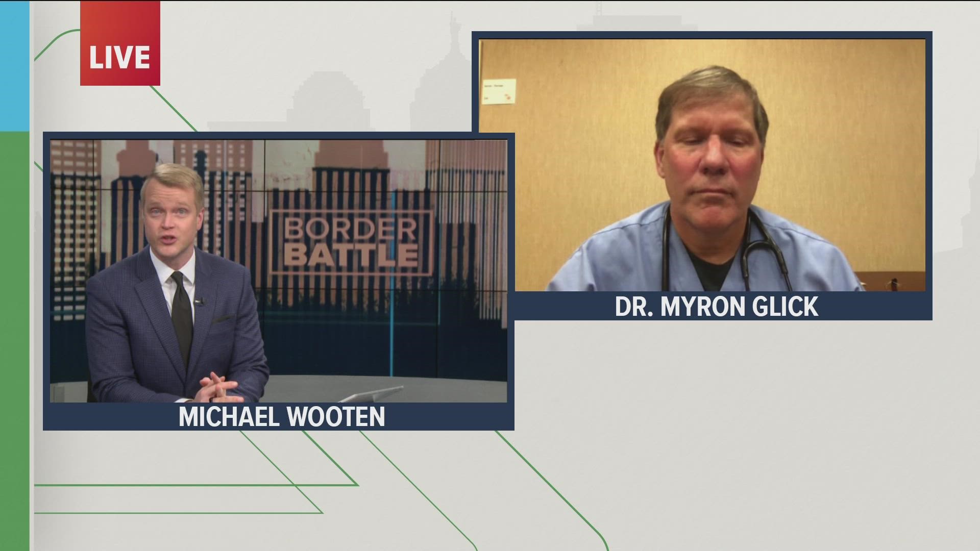 Dr. Myron Glick is the founder and CEO of Jericho Road Community Health Center here in Buffalo which supports the Vive shelter for refugees and asylum seekers