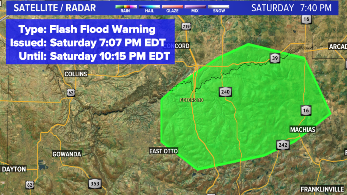 Flash Flood Warning expires for parts of Western New York | wgrz.com