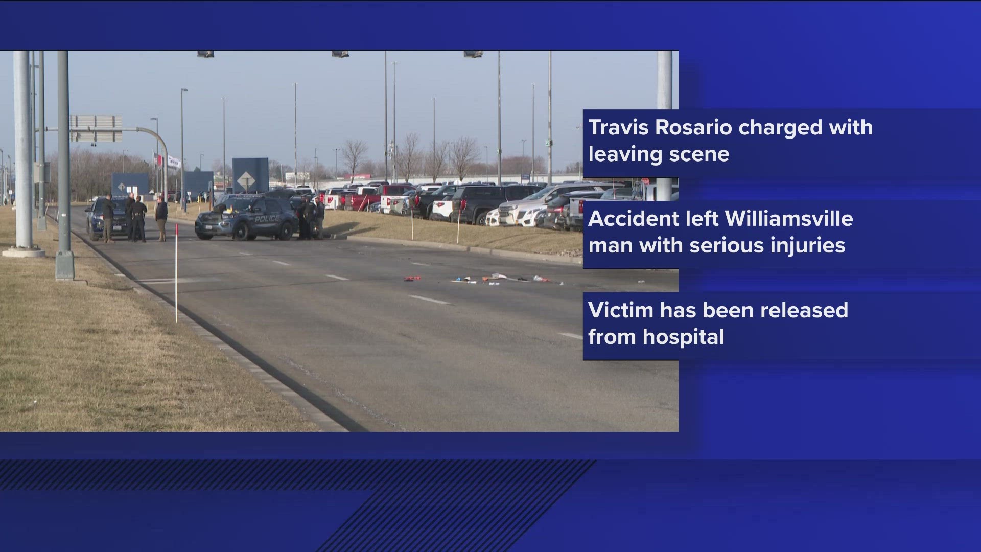 TRANSIT POLICE accuse 51-YEAR-OLD TRAVIS ROSARIO OF NIAGARA FALLS.. of Hitting A 44-YEAR-OLD MAN FROM WILLIAMSVILLE, LEAVING HIM WITH SERIOUS INJURIES.