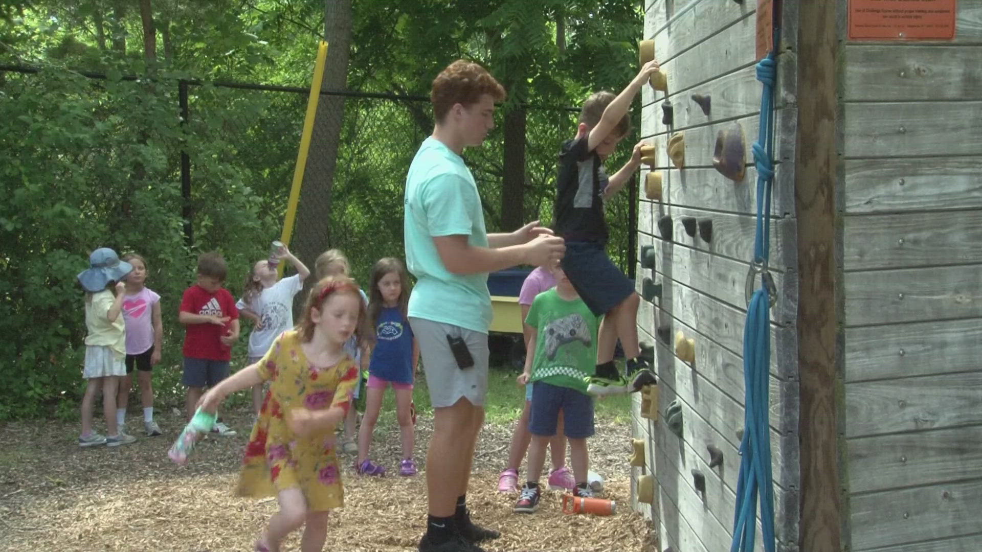 The YMCA's camp Eggert in OP officially kicked off its summer season today welcoming thousands of kids from across WNY